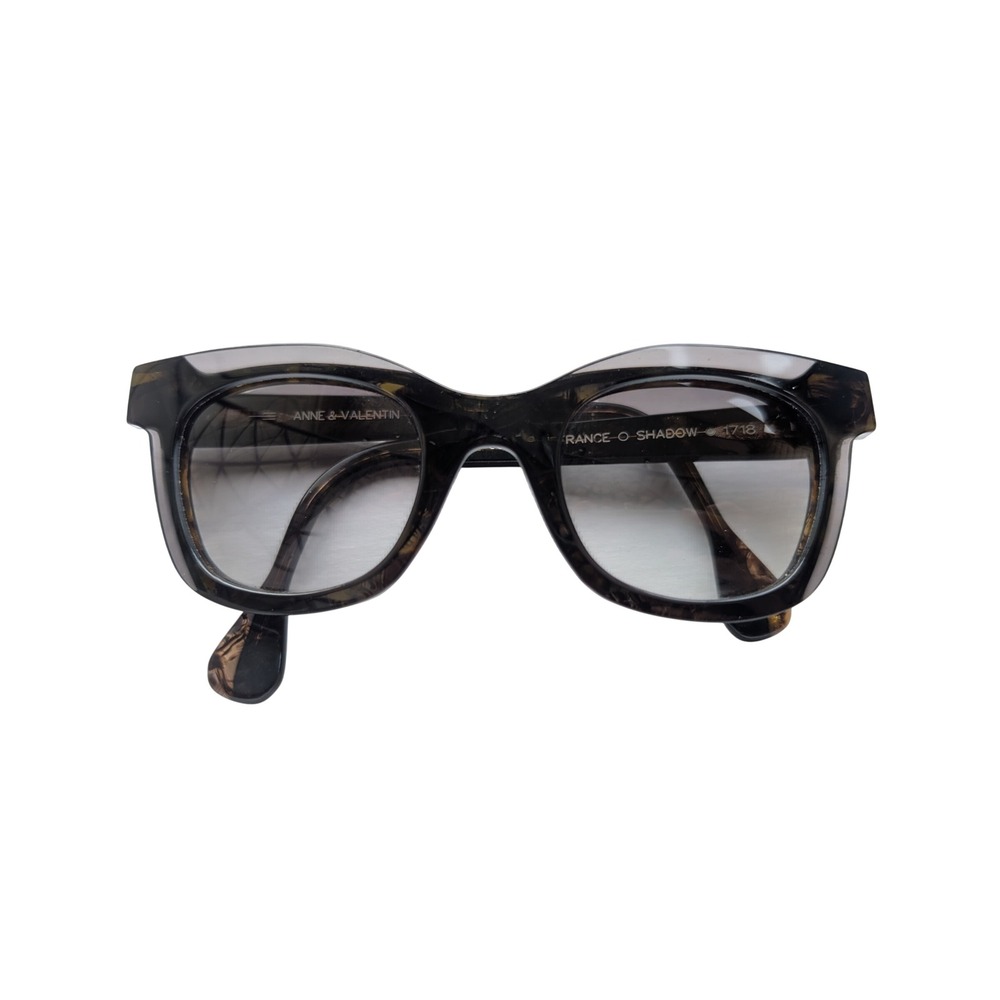 Anne & Valentin Shadow‎ 1718 Sunglasses Dark Tortoise Grey Gradient France Women